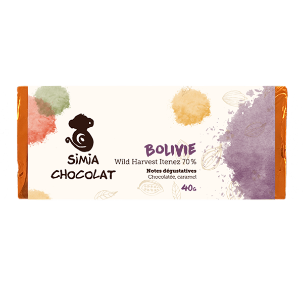 Tablette de chocolat Bolivie Simia Chocola